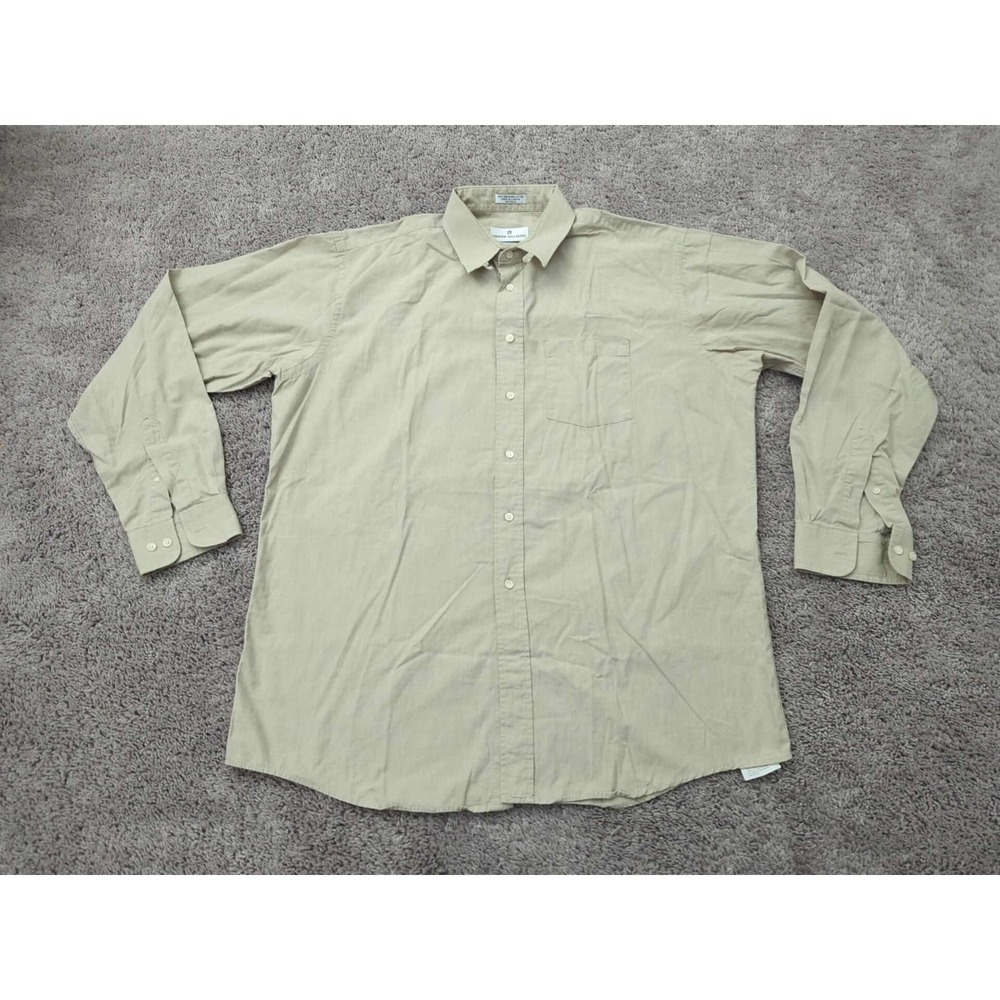 Vintage Pierre Balmain Button Up Shirt Mens 16 1/2 Long Sleeve Made in‎ Canada